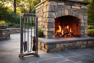 Fireplace tool set 5 piece