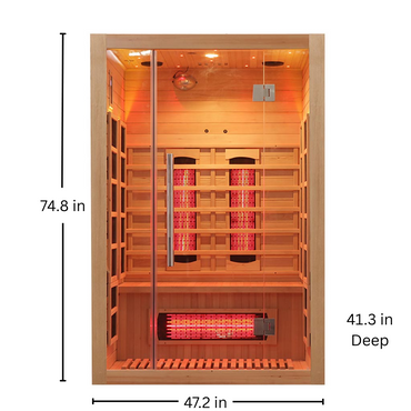 BKX Full Spectrum Infrared Sauna - Core Series - 2 Person
