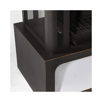 Alora 40-Inch Outdoor Steel Wood-Burning Backyard Fireplace Fire Pit (SAK45758)