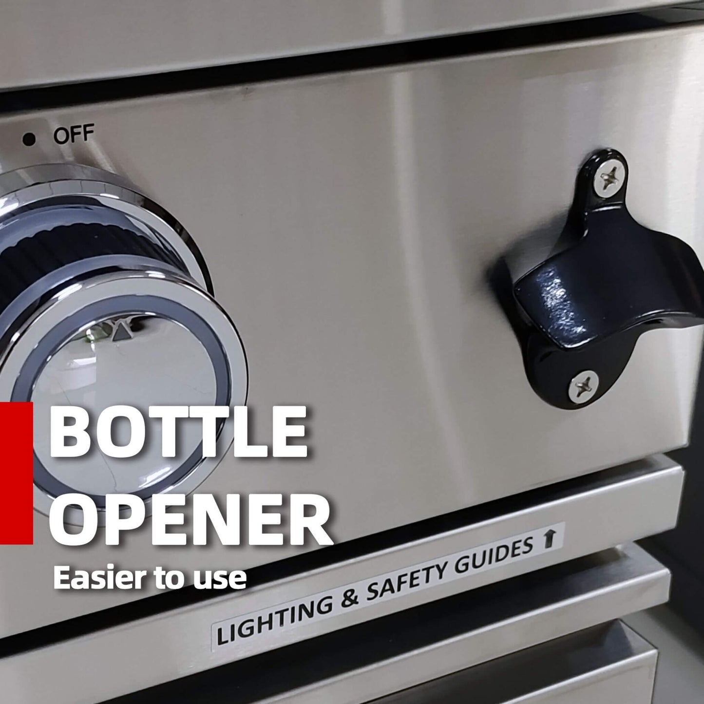 44-Inch 6-Burner 85K BTU Stainless Steel Gas Outdoor Kitchen Island Grill With Wine Cooler, Rotisserie Kit, And Storage Cabinets (SAK97105)