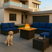 Rattan Sofa Set