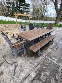 Outdoor Fanback Dining Chair - HDPE - All-Weather