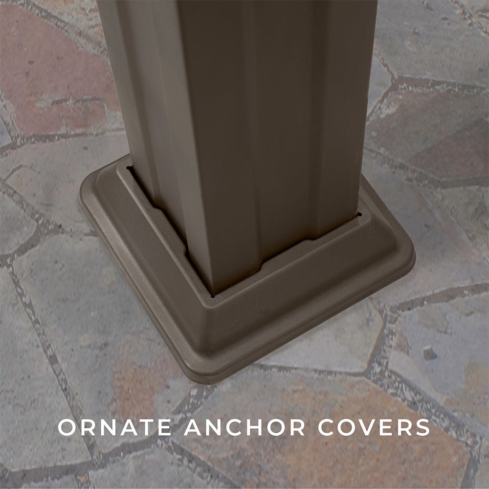 [10X12FT] Alora Heavy-Duty Backyard Galvanized Steel Powder Coated Pergola (91358672)