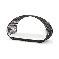 Alora Large 2-Person Abigal Outdoor Wicker Daybed With Aluminum Frame And Cushions (SAK23942)