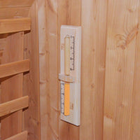 Thermora Large Premium American White Oak Outdoor Wooden Barrel Sauna With 4.5KW Sauna Heater (SAK45968)