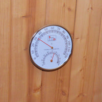 Thermora Large Premium American White Oak Outdoor Wooden Barrel Sauna With 4.5KW Sauna Heater (SAK45968)