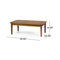 Alora Premium 4-Piece Wooden Outdoor Patio Conversation Seating Set With Cushions (SAK31469)