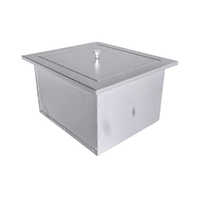 Premium Outdoor Kitchen With 32-Inch 60K BTU Built-In Stainless Steel LPG Gas Grill, Door And Drawer Combo And Stainless Steel Ice Box (SAK98661)